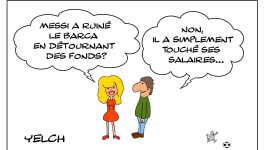 Messi ruine le barca