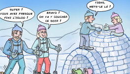 Un super igloo pour passer la nuit !