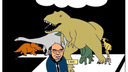 maman , je connais le T.Rex  mais pas le communiste. c'est quoi un communiste?