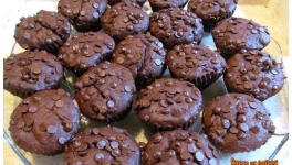 Muffins très chocolatés à la banane