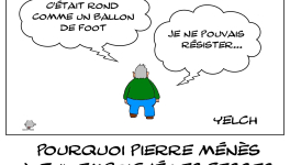 Pierre Ménès , un spécialiste du football qui joue avec les mains