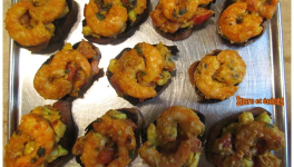 Crostini avocat crevettes
