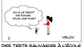 Des tests salivaires à l'école