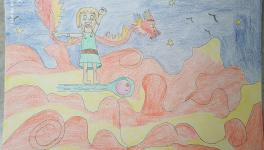 Alice vole par delà les nuages