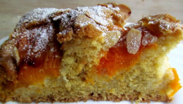 Gâteau nuage amandes et abricots