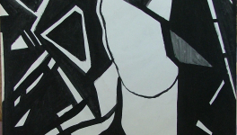 Peintures au fil du temps - La coiffe blanche - 1987