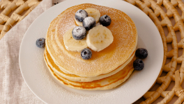 Pancakes ricotta citron