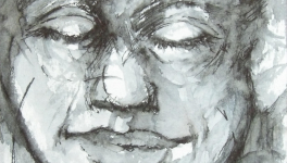 L'âme enclose - dessin jeux d'ombre et de lumière - 2019