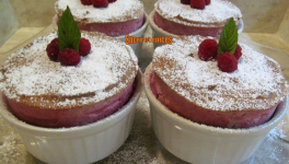 Soufflés aux framboise