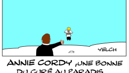 Annie Cordy , une bonne du curé au paradis