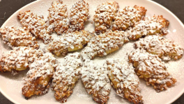 Mini croissants crème de marrons et éclats d'amandes - Recette en vidéo