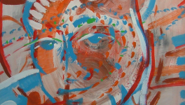 Peintures au fil du temps - les traces suspendues - 1997