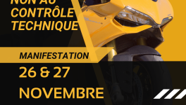 Manifestation nationale avec la FMF et nos confrères FFMC 