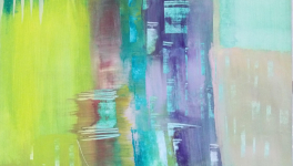 la porte dérobée - peinture au fil du temps - 2009