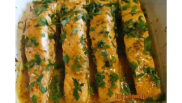 Saumon au four au miel et à la moutarde - Recette facile en vidéo