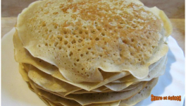 Crêpes au lait fermenté et à la banane