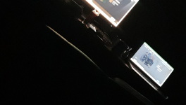 Être humain confiné...