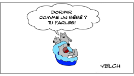 Dormir comme un bébé mais loin du bébé