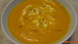 Velouté de carottes au safran