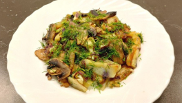 Pommes de terre sautées aux champignons