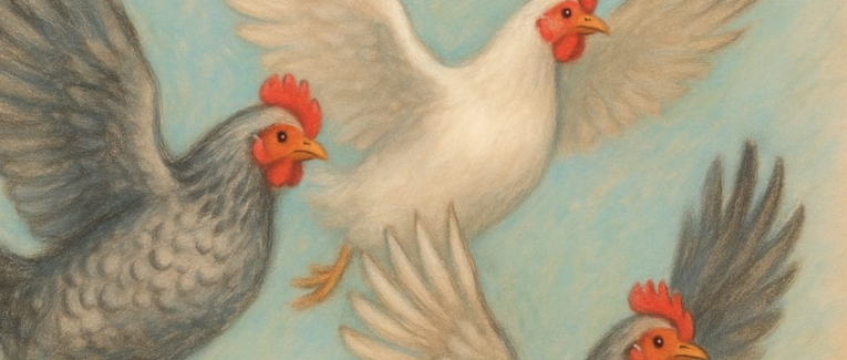 La fable des poules et du pigeon, ou comment exploiter ses dons