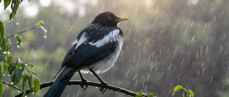 La pluie qui annonce le beau temps
