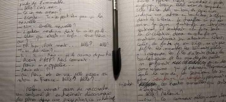 Extrait d'un roman en cours d'écriture