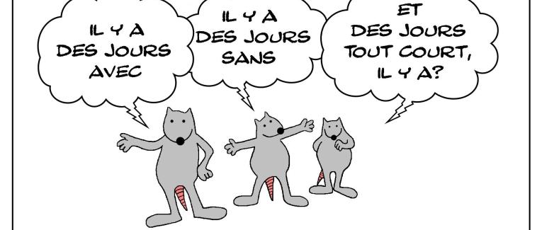 Le rat qui pensait aux jours