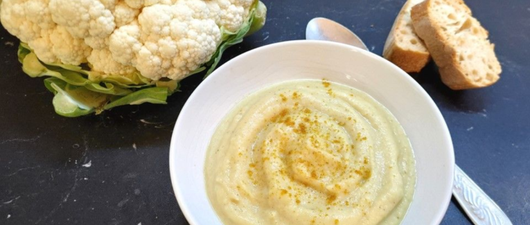 Velouté de chou-fleur coco-curry