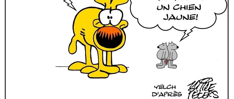 Le chien Grimmy rencontre les rats