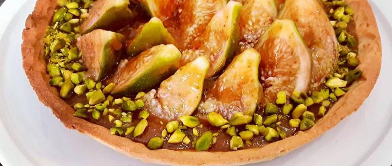 Tarte aux figues fraîches