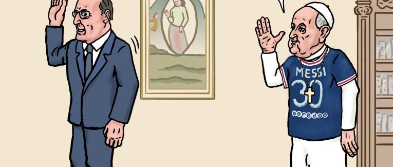 Alerte : Jean Castex Castex rencontre le Pape - rectification !