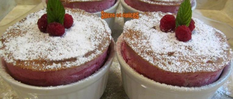 Soufflés aux framboise