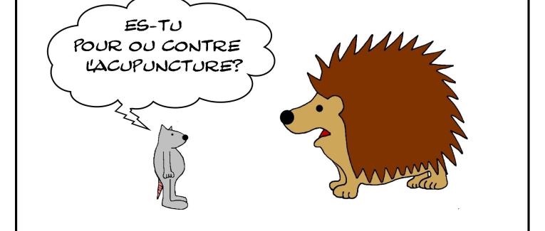 Le rat qui faisait un sondage sur l'acupuncture