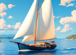 Le bateau blanc