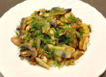 Pommes de terre sautées aux champignons