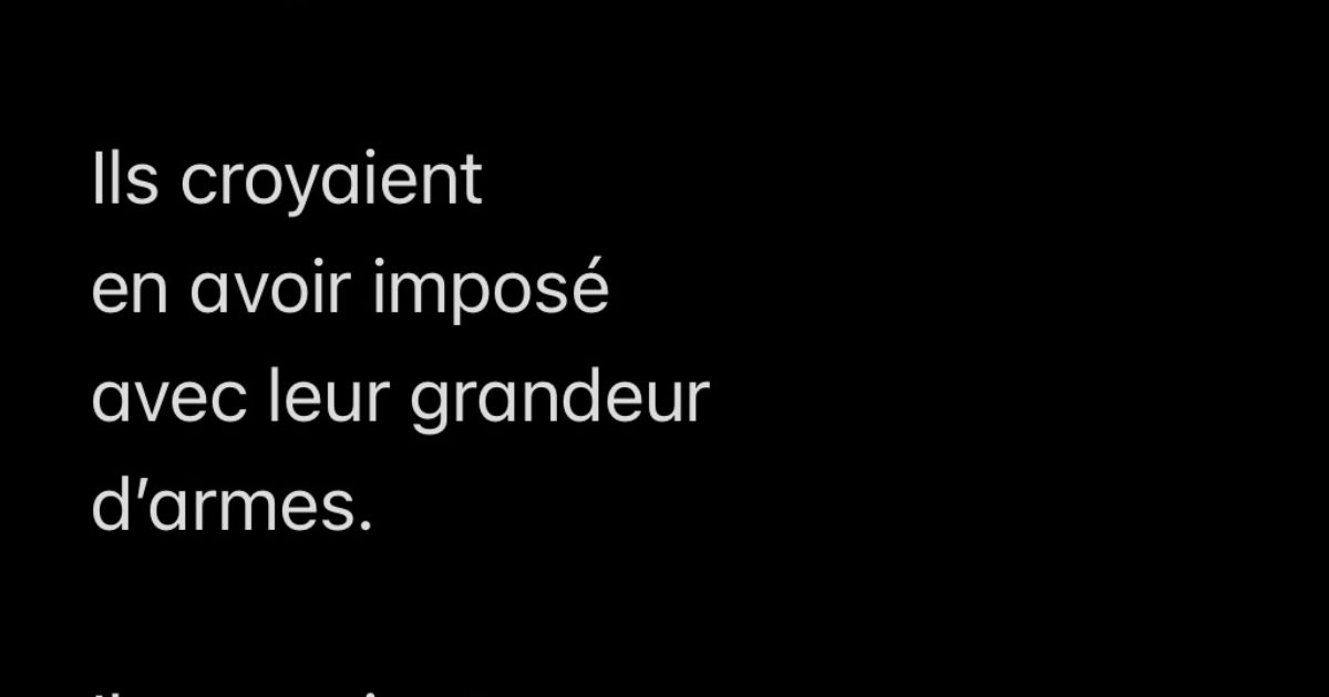Ils croyaient mal
