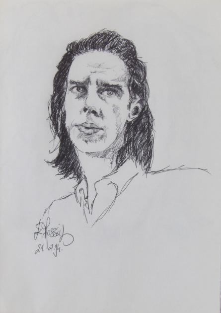 Dessin - Nick Cave - L'Habité - 1994