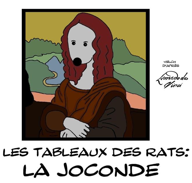 les tableaux des rats : La Joconde