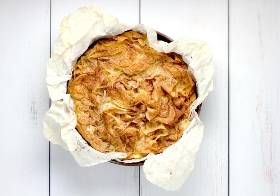 Tarte alsacienne à la rhubarbe