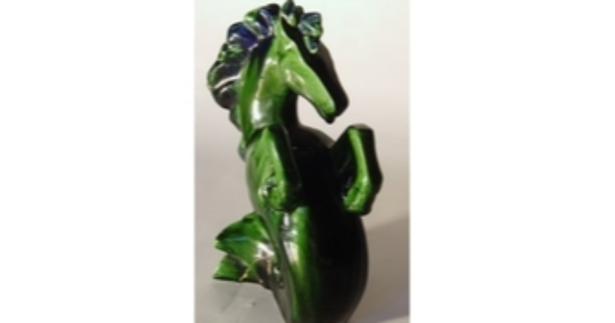 sculpture cheval marin, peinture chevaux