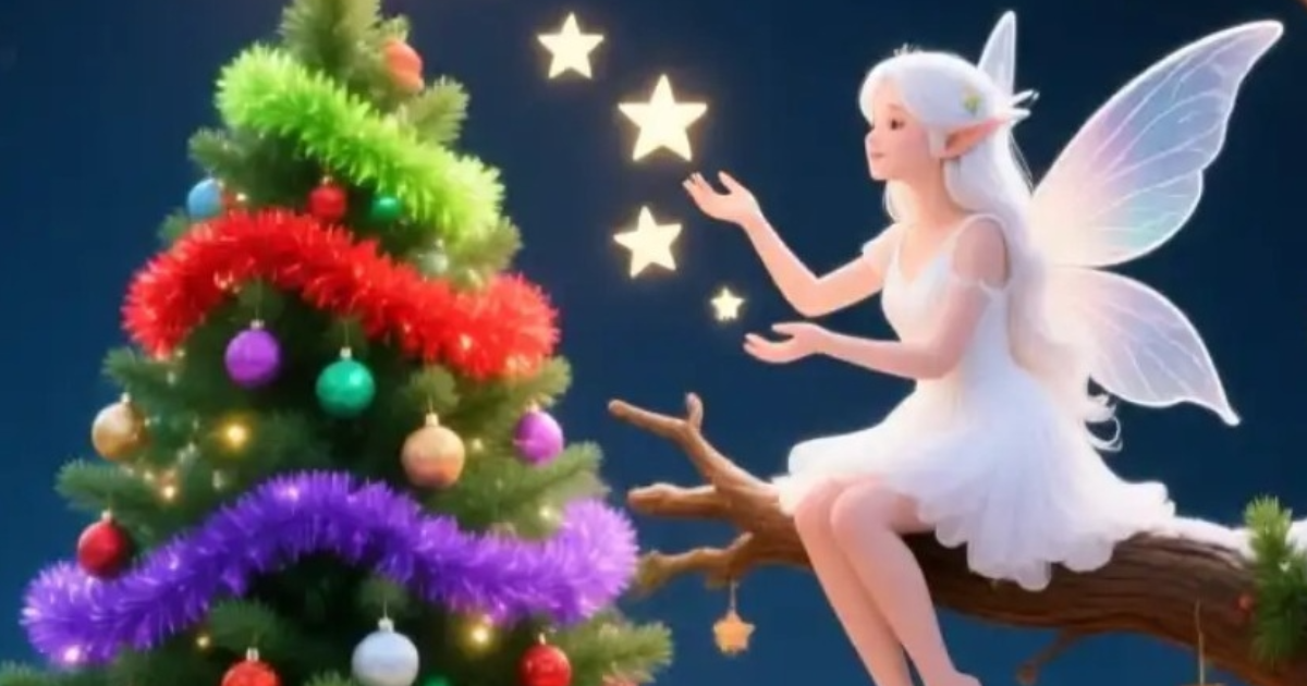 Un sapin de Noël.