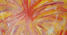 Jeux d'ombre et de lumière - peintures - Soleil (pour fraternités)