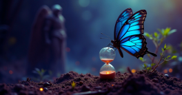 Dans l'ombre du papillon ...
