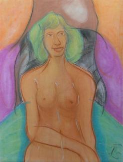 Peintures au fil du temps - Elle dénudée - 2002