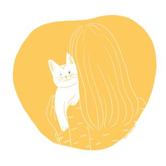 Un chat c'est encombrant