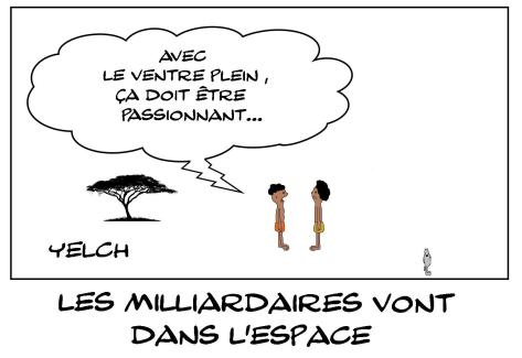 Milliardaires et ballades spatiales