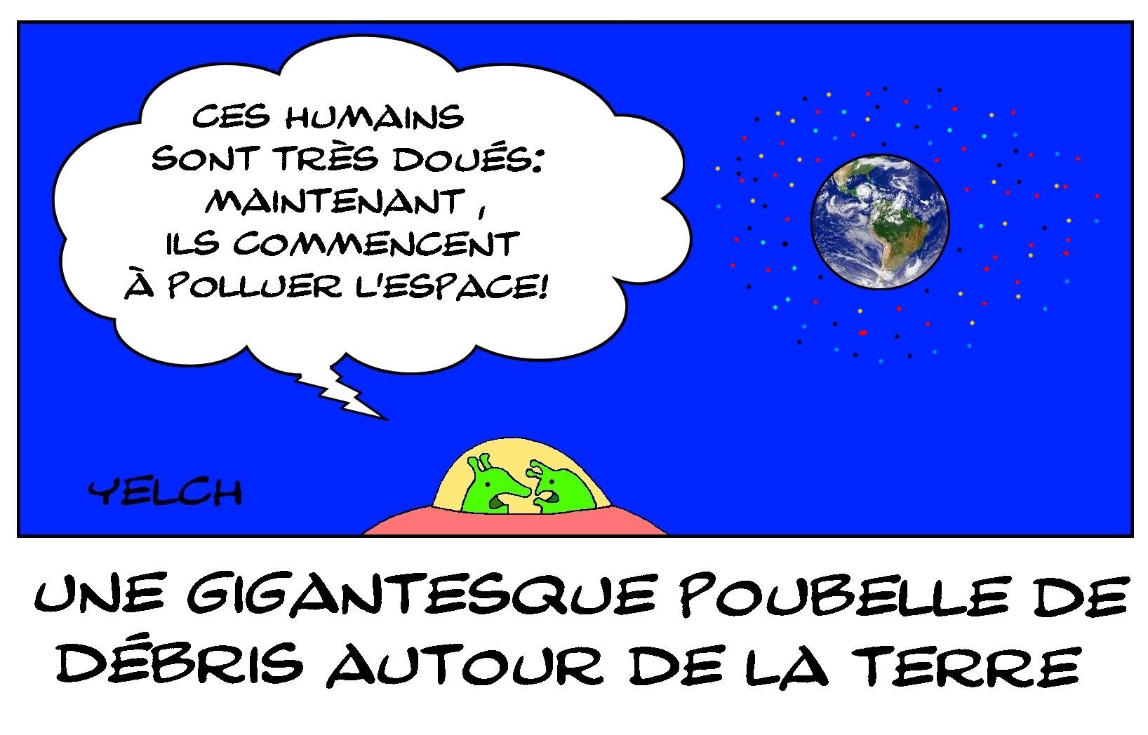 Poubelles de l'espace