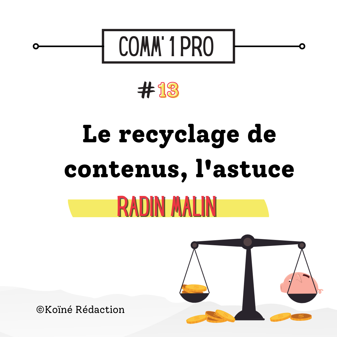 Recyclages de contenus et snack content : le duo éco gagnant