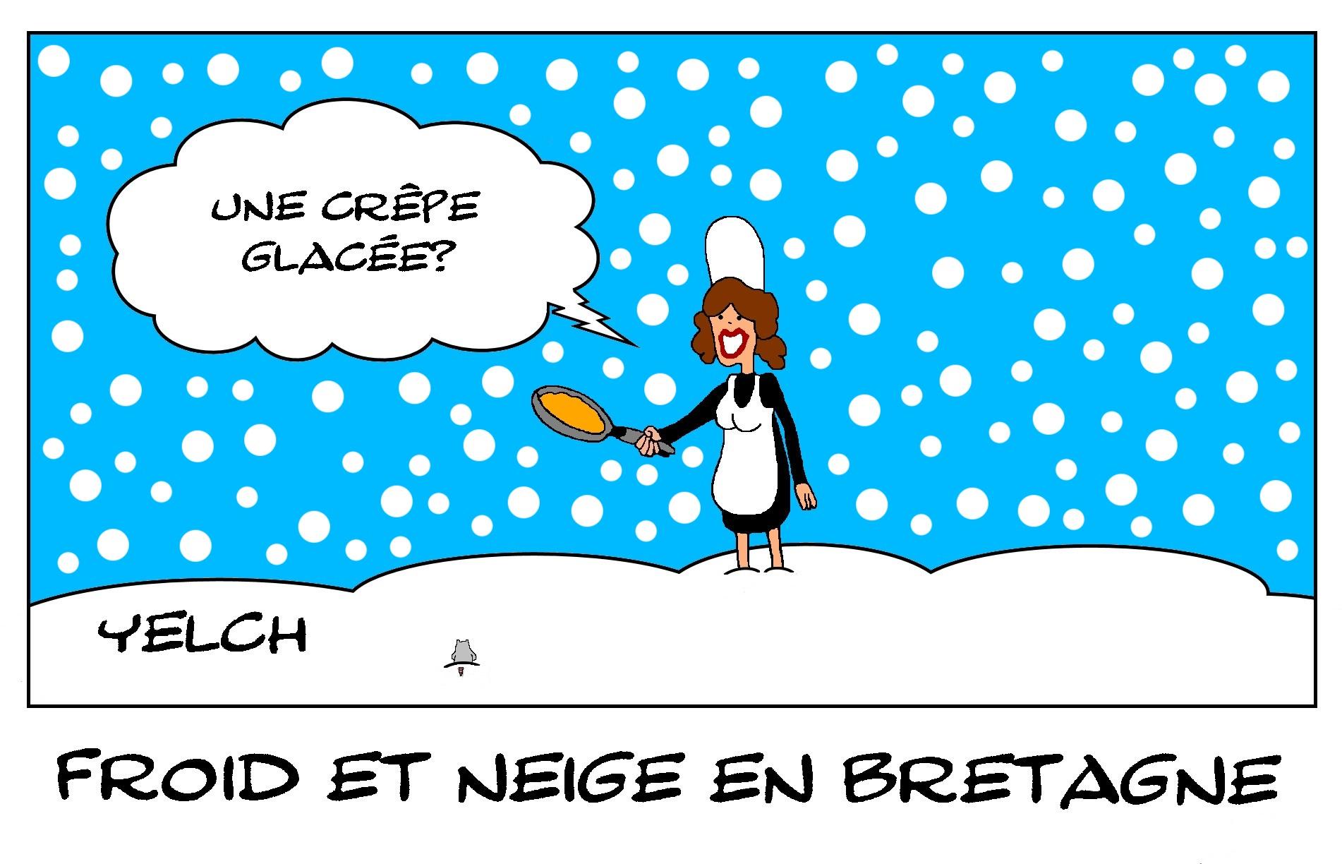 La Bretagne sous la neige